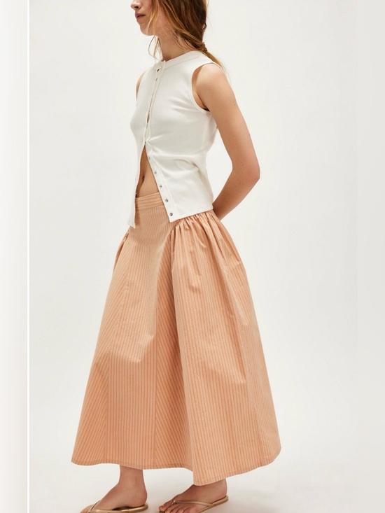 Free People Dresses & Skirts - Free People Katia Printed Maxi Skirt Beach Combo Size 8 Brand New With Tags